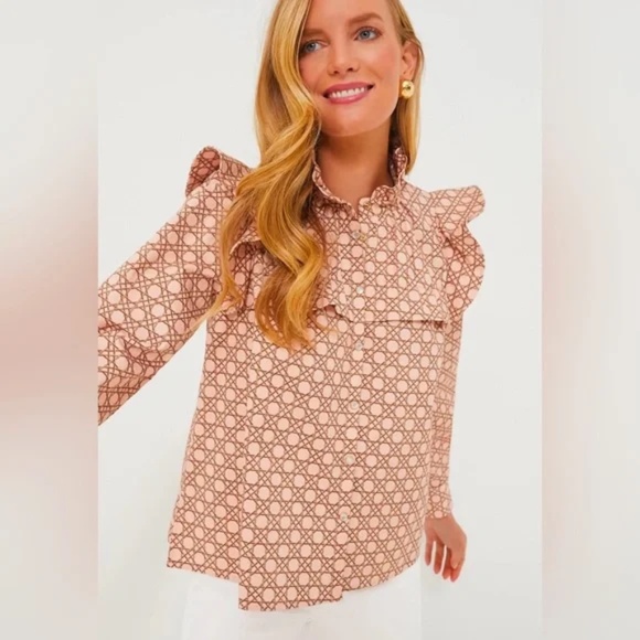Tuckernuck Petal Cane Winnie Blouse/ S
